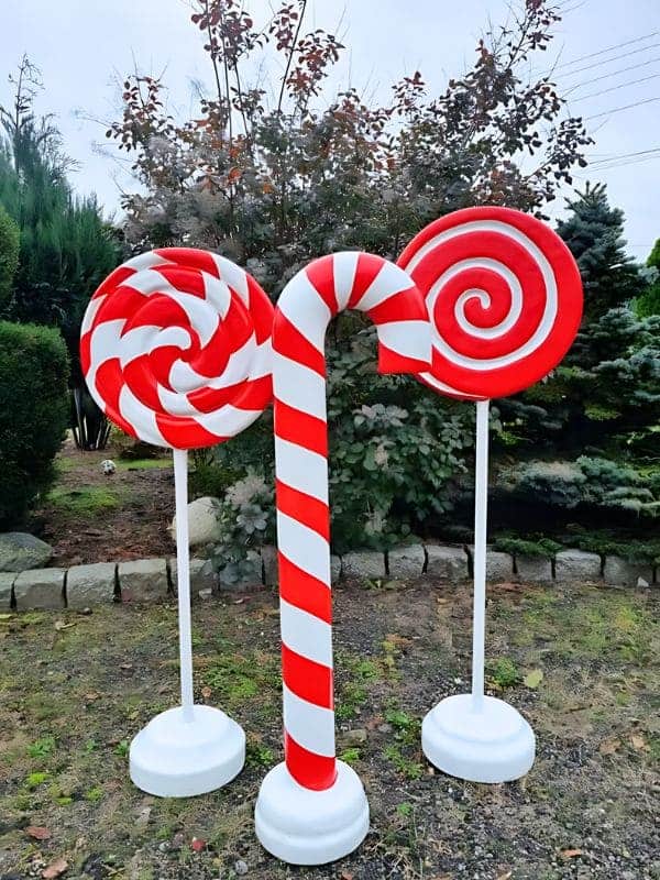 Candy Cane Lollipop Trio