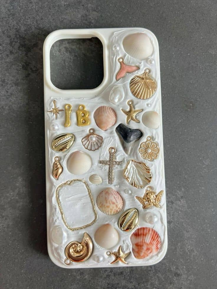 Seashell Charm Phone Case