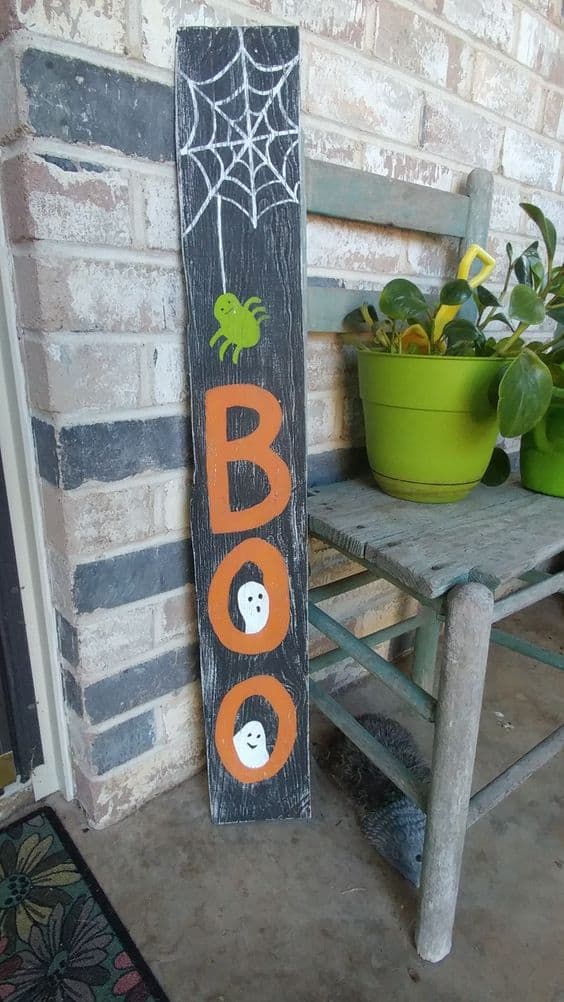 Spooky Boo Porch Sign