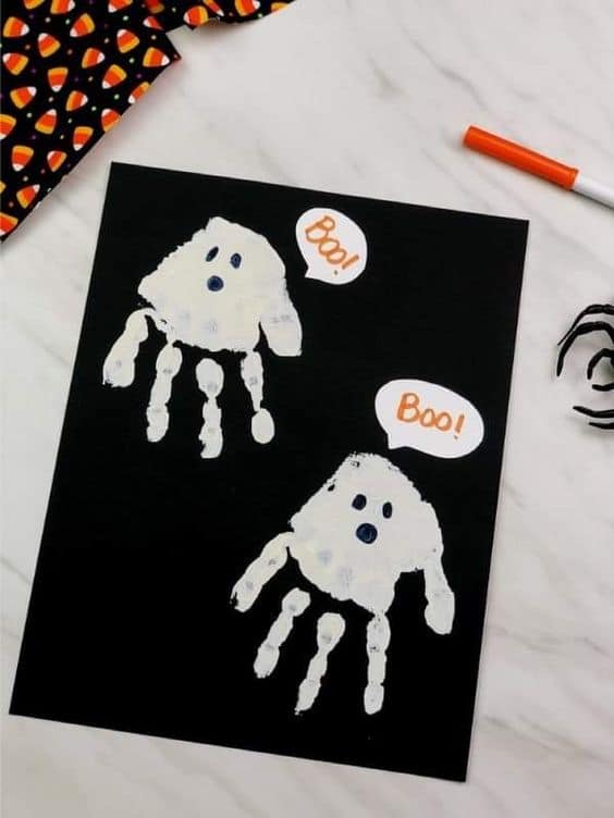 Handprint Ghost Painting