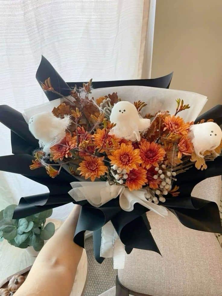 Charming Ghostly Blooms Bouquet