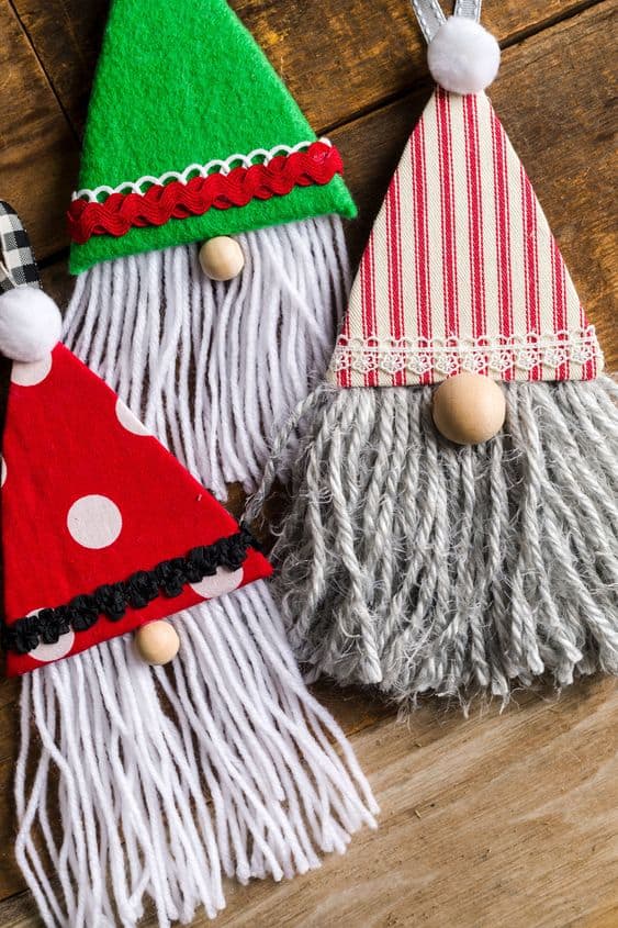 Whimsical Gnome Ornaments Craft