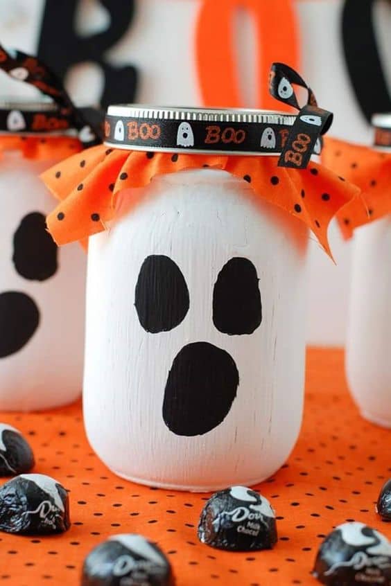 Cute Ghost Mason Jars