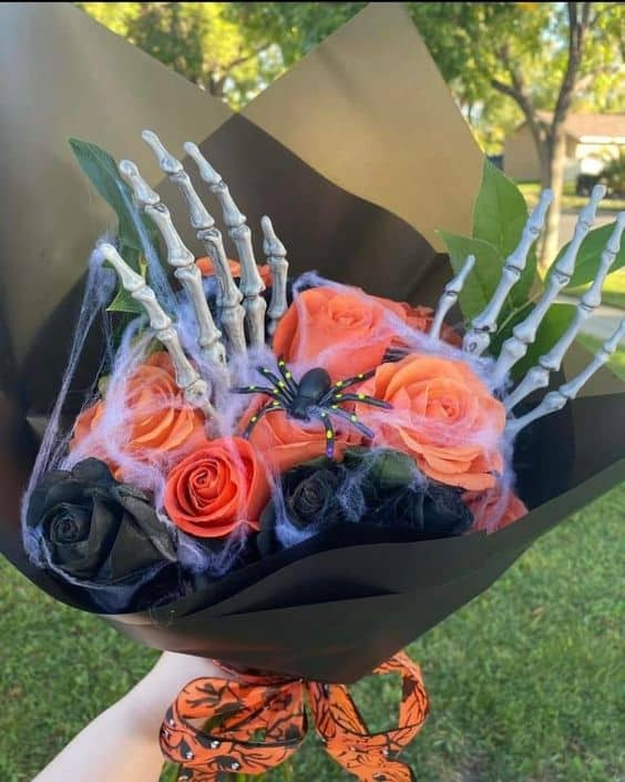 Creepy Skeleton Rose Blooms