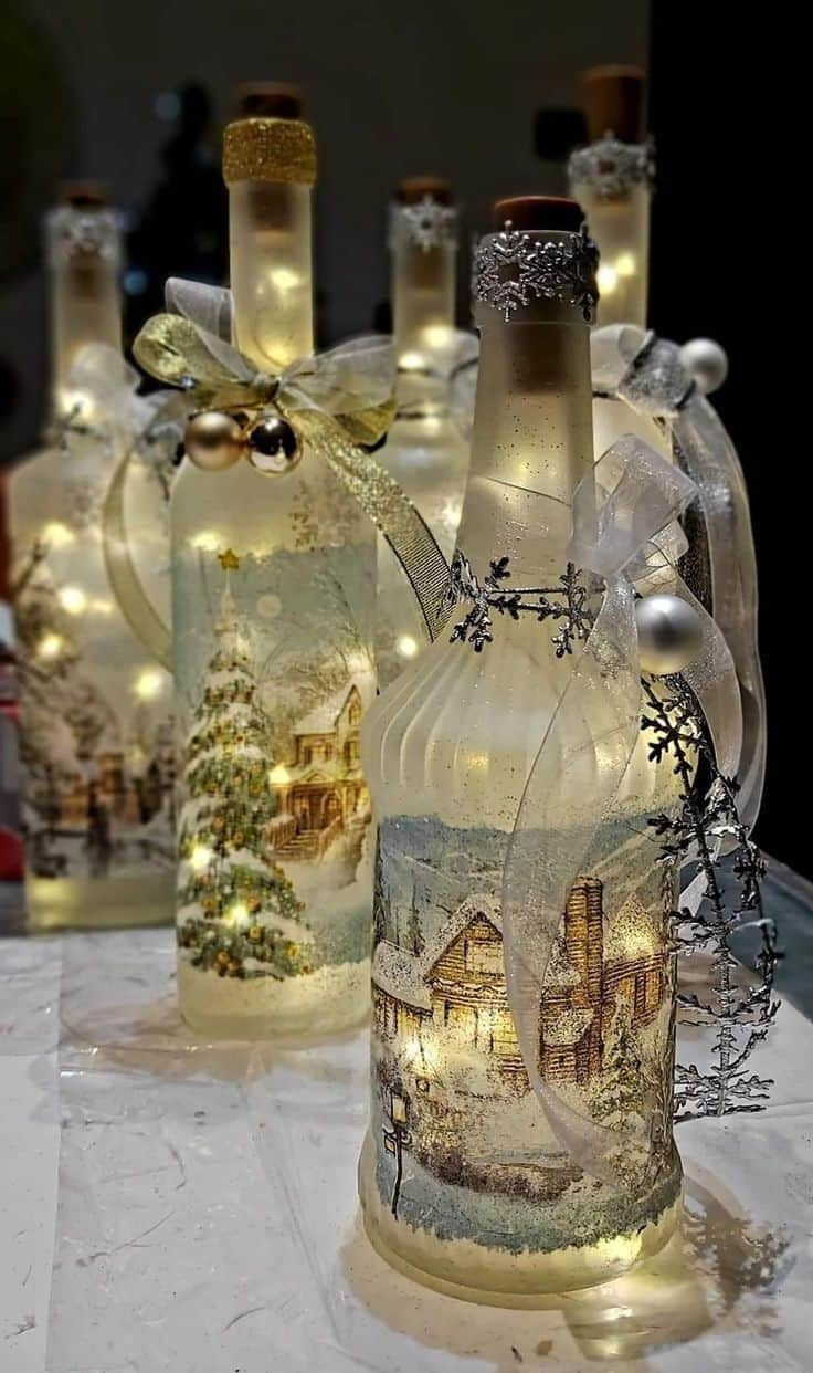 Magical Christmas Glass Lanterns