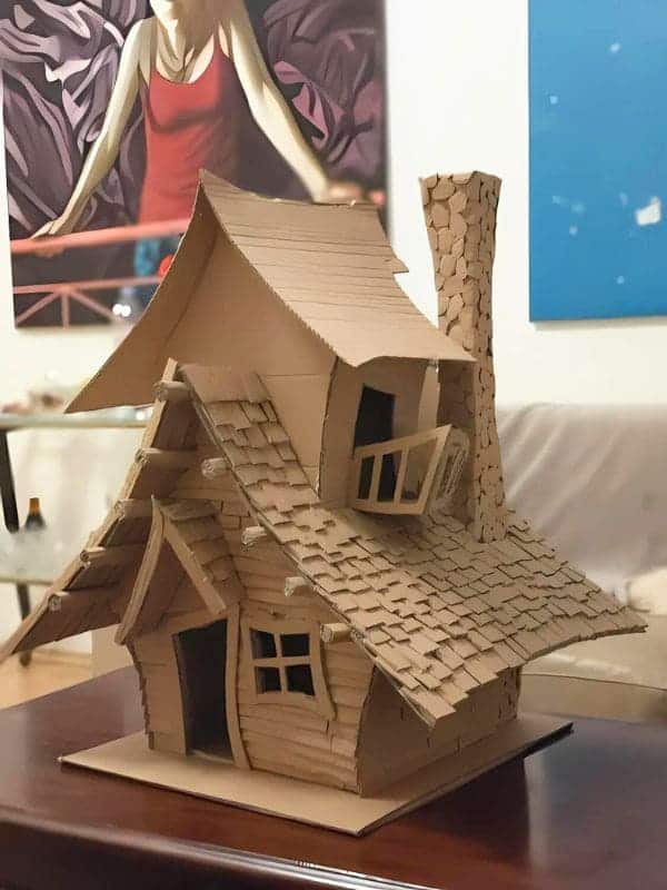 Rustic Cardboard Cottage