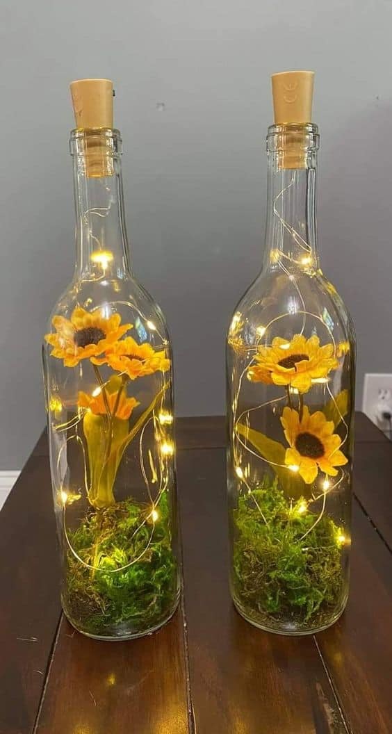 Sun-Kissed Bottle Garden