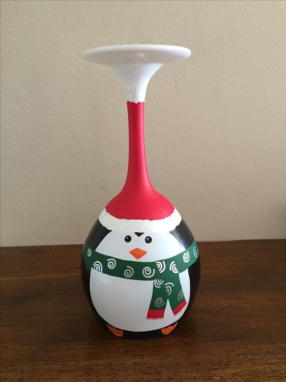 Adorable Penguin-Themed Wine Glass