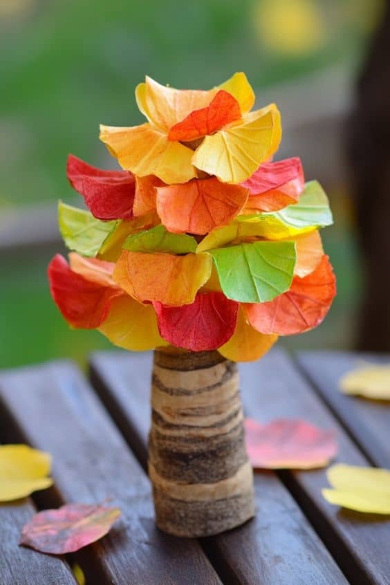 Vibrant Leaf Tree Creation