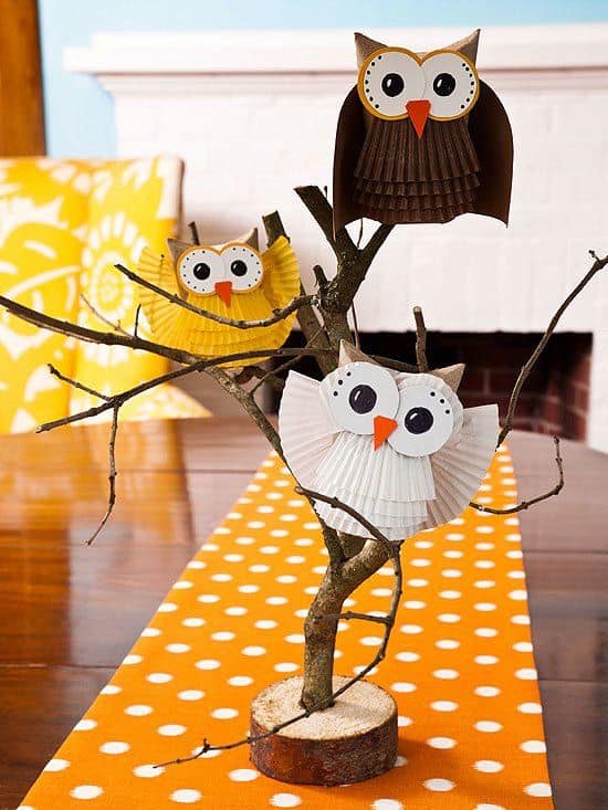 Charming Cardboard Owls