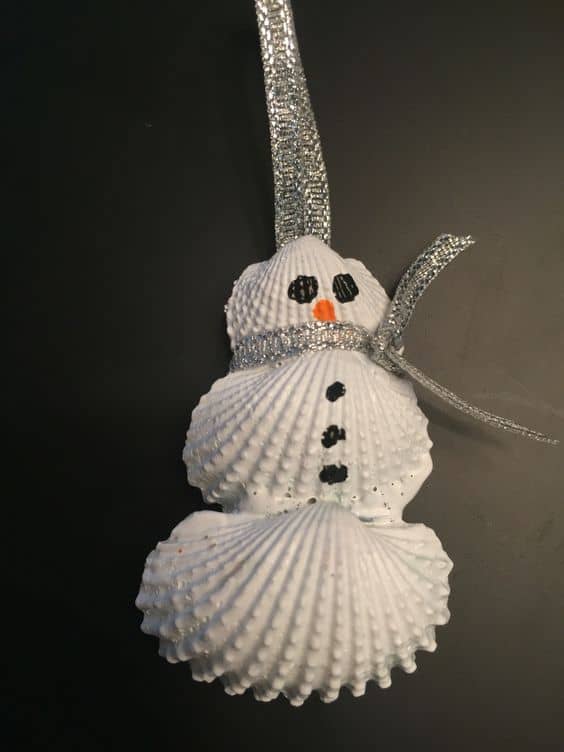 Seashell Snowman Delight