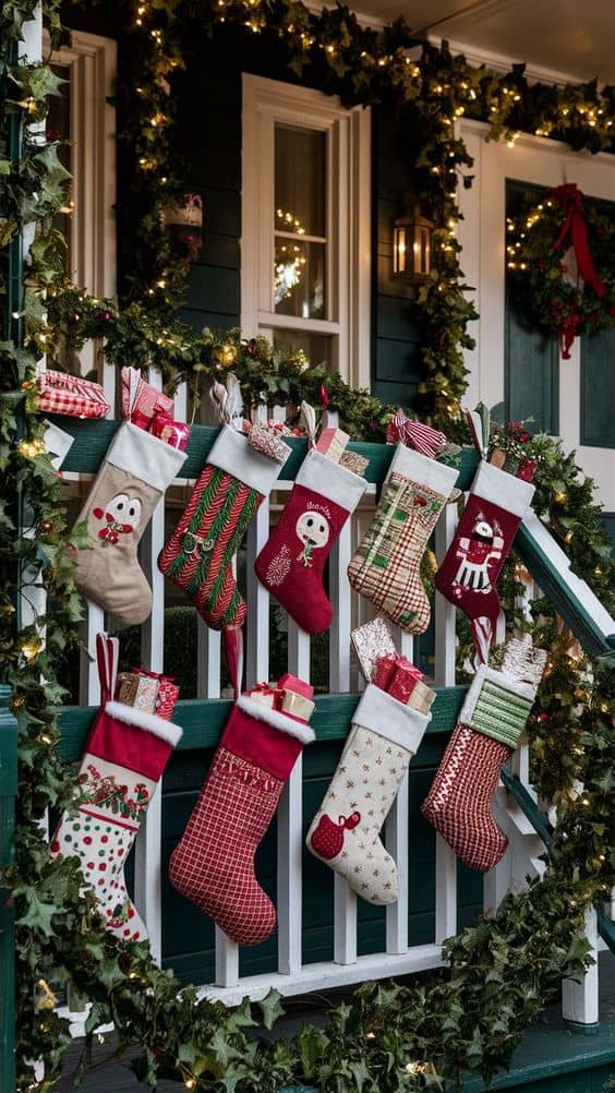 Festive Stocking Garland Surprise