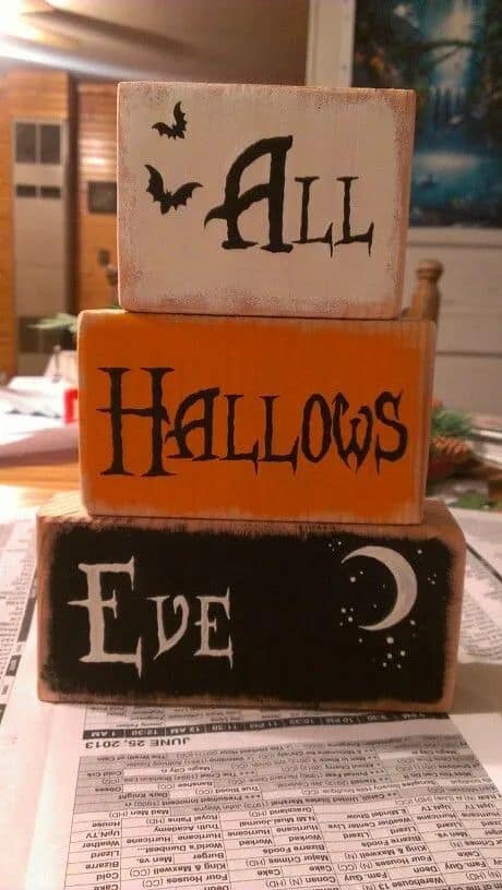 Charming Halloween Block Stack