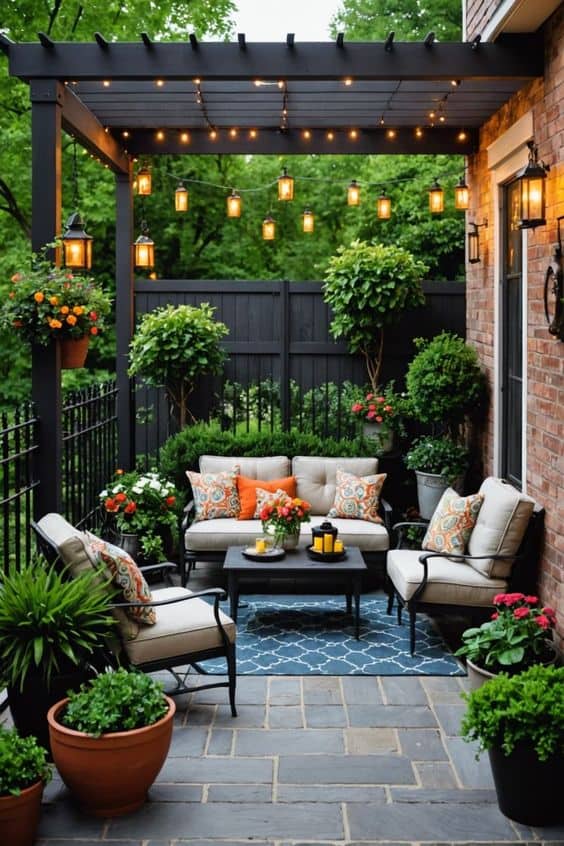 Blissful Floral Escape Patio