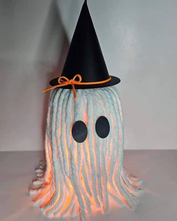 Glowing Yarn Witch Ghost