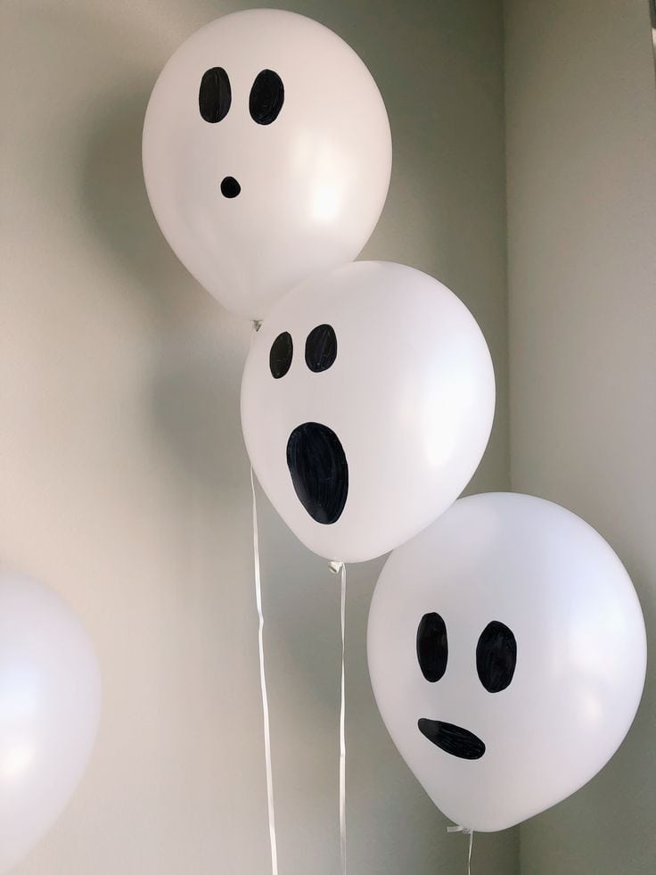 Floating Ghost Balloon Decorations