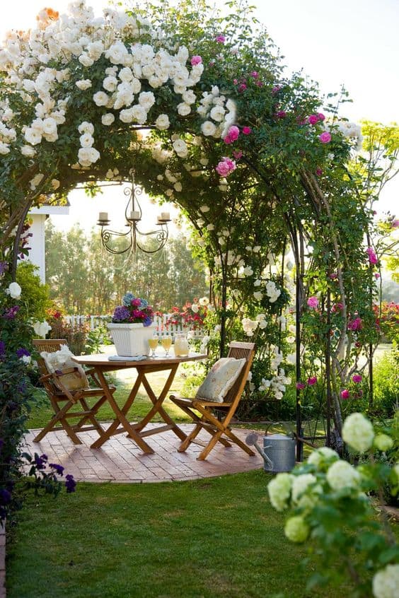 Romantic Floral Canopy Retreat