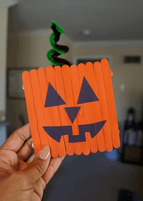 Charming Pumpkin Popsicle Plaque