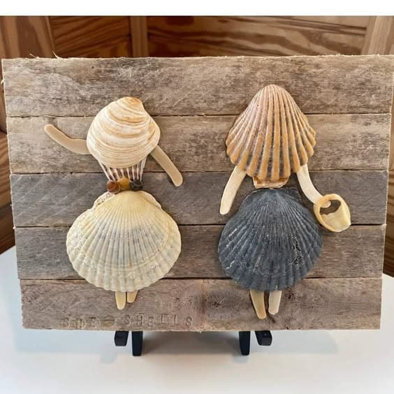 Charming Seashell Art Dolls