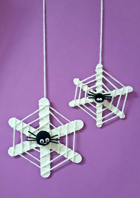 Cute Spider Web Yarn Craft