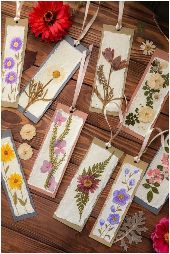 How to Make Pressed Flower Bookmarks In Just 4 Steps