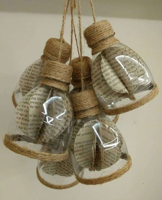 Vintage Hanging Bottle Lights