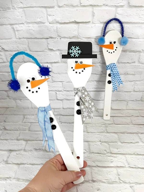 Adorable Snowman Spoon Creations