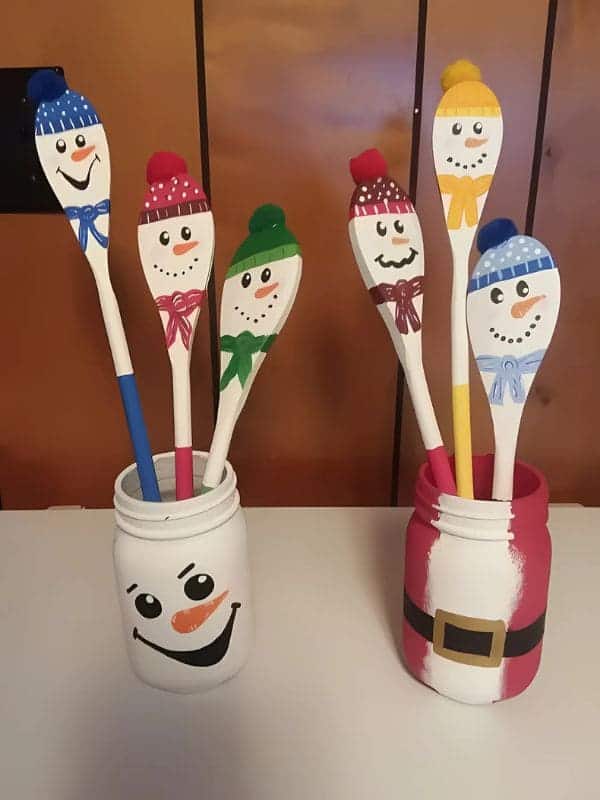 Adorable Snowman Spoon Set