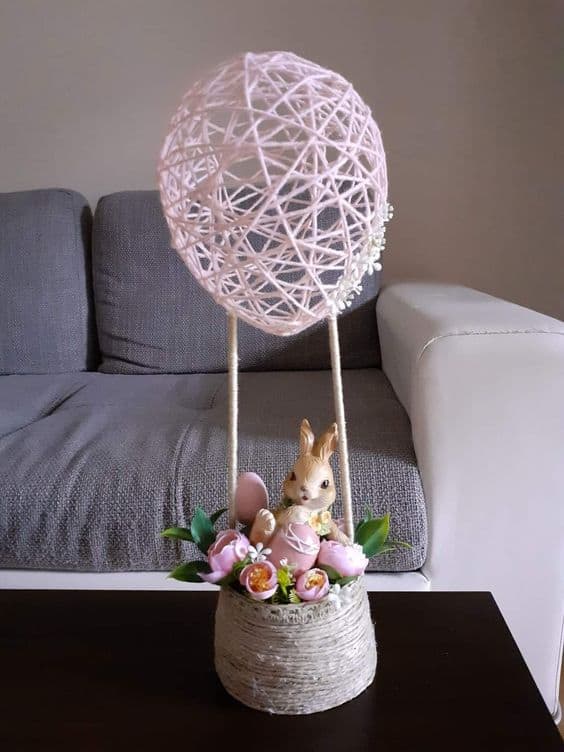 Bunny Balloon Easter Centerpiece