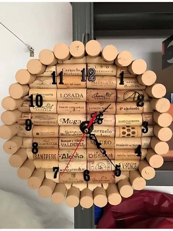 Chic Cork Clock Creation