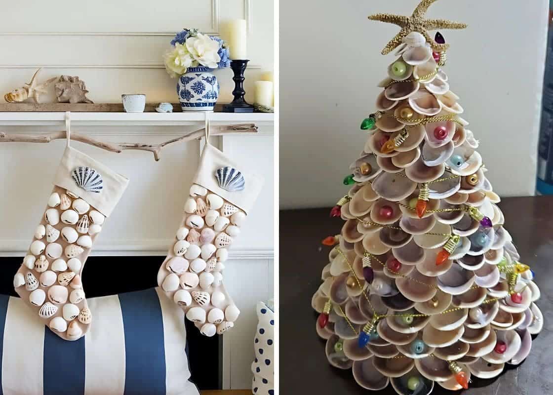 20 Creative Ways to Reuse Seashells for Stunning Christmas Decor