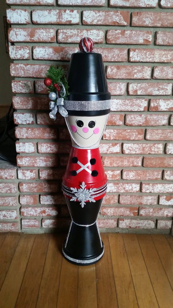 Charming Clay Pot Nutcracker