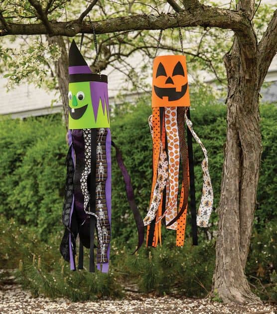 Colorful Hanging Halloween Windsocks