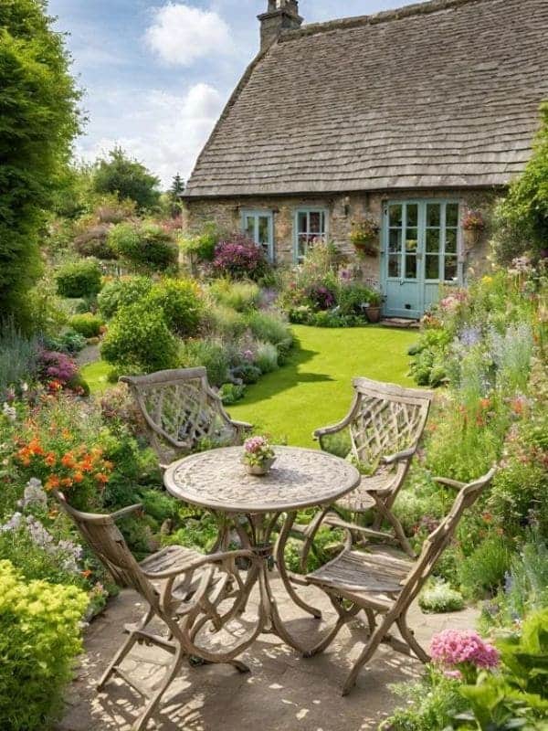 Cozy English Garden Patio