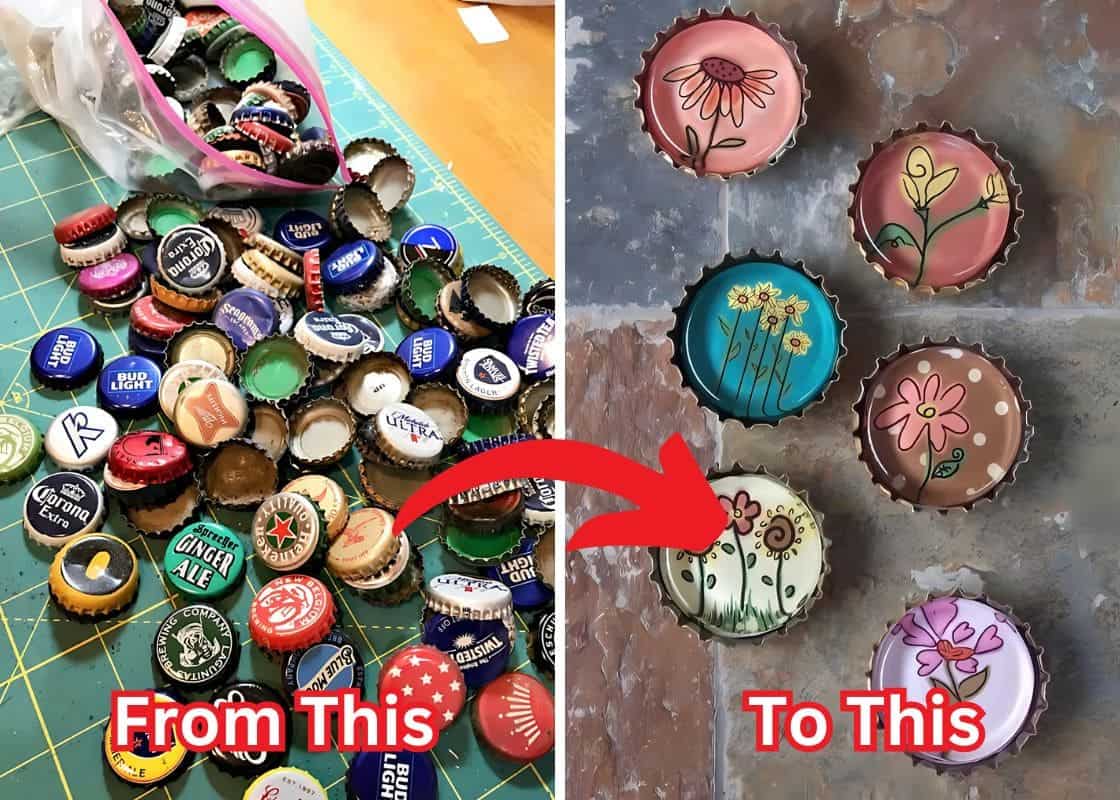 23 Brilliant and Creative Ways to Repurpose Bottle Caps