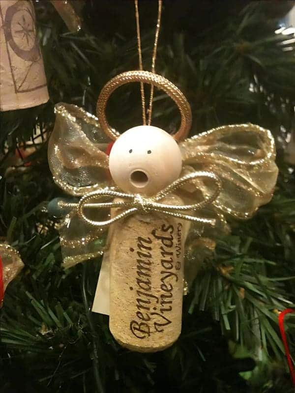 Delightful Cork Angel Ornament