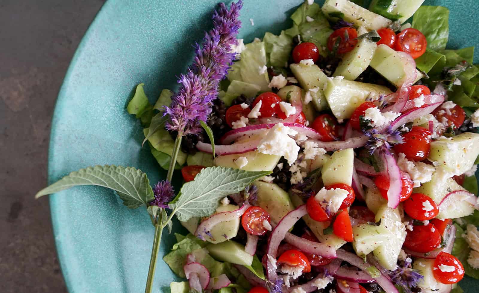 Anise Hyssop in Salads