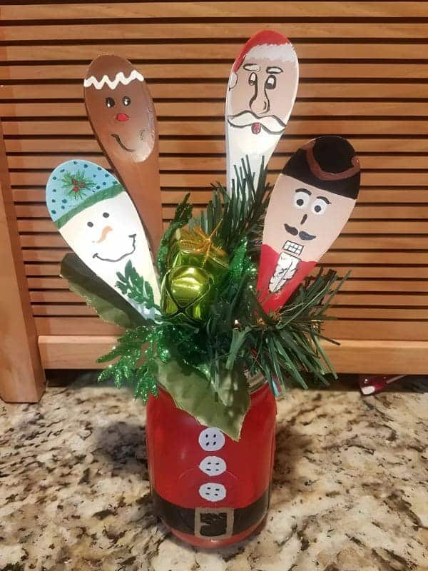 Festive Christmas Spoon Bouquet