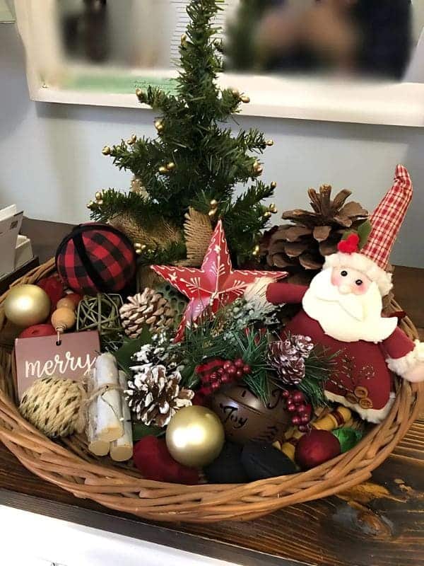 Festive Santa Basket Delight