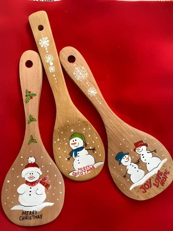 Festive Snowman Spoon Creations