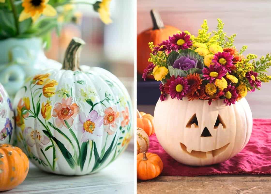 20 Must-Try Chic Flower-Inspired Pumpkin Ideas for a Stunning Decor