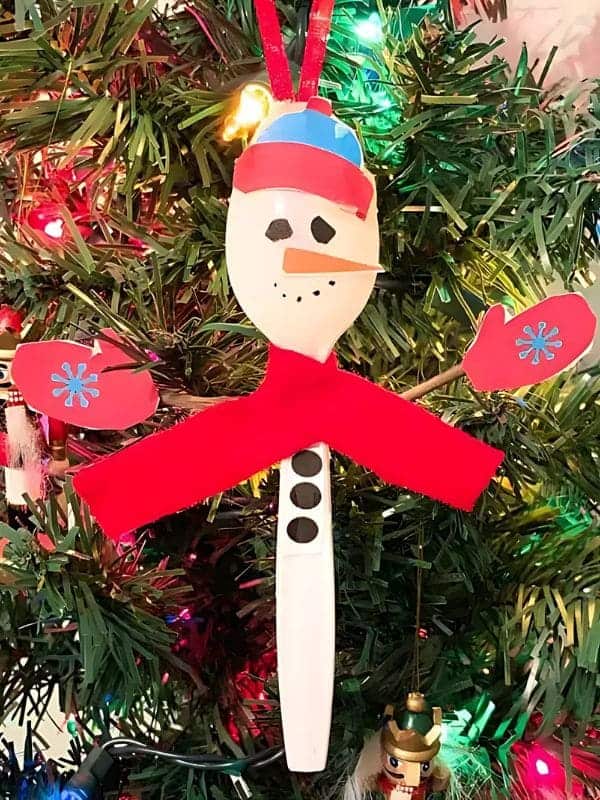 Lovely Snowman Spoon Ornaments