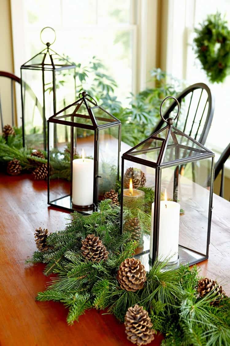 Rustic Winter Lantern Elegancee