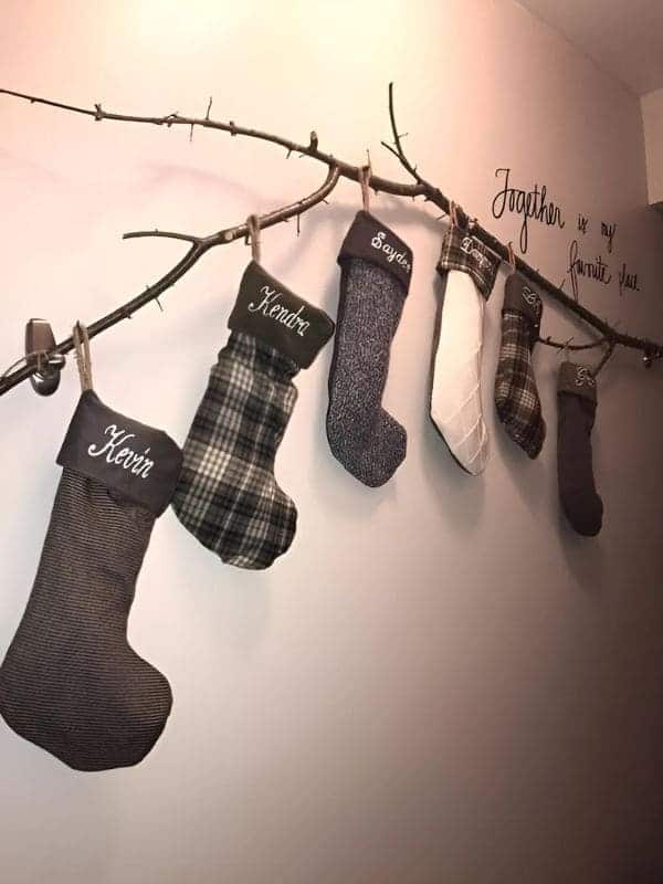 Nature-Inspired Branch Stocking Display