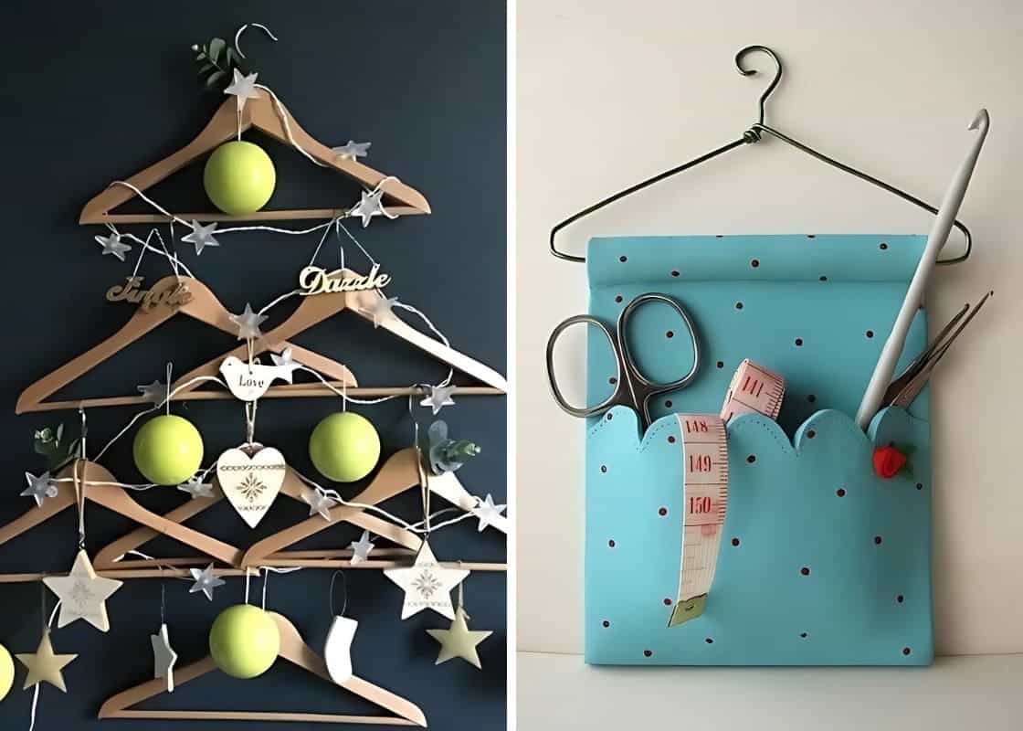 Top 25 Brilliantly Repurposed Hanger Ideas You’ll Want to Copy