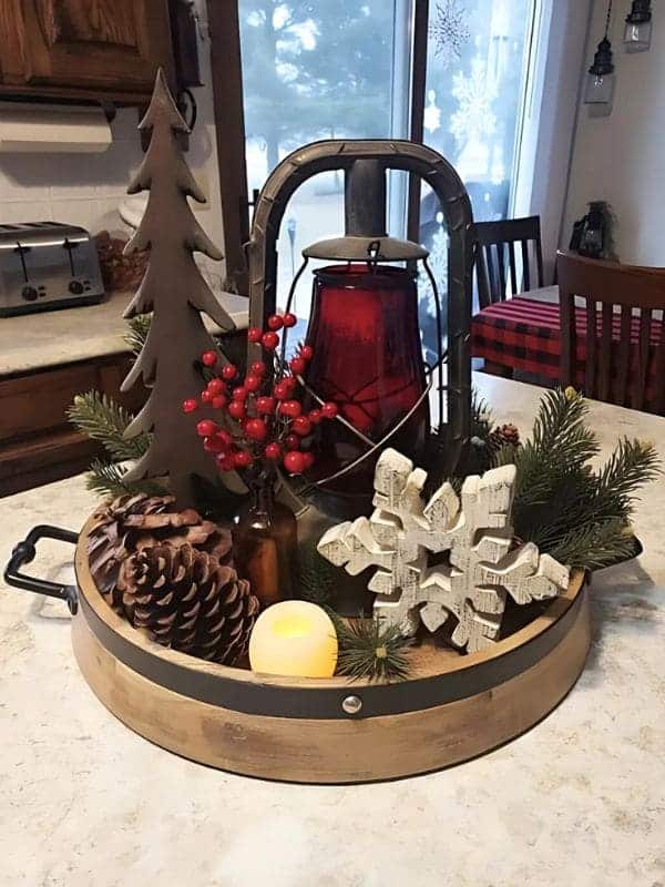 Rustic Lantern Christmas Charm