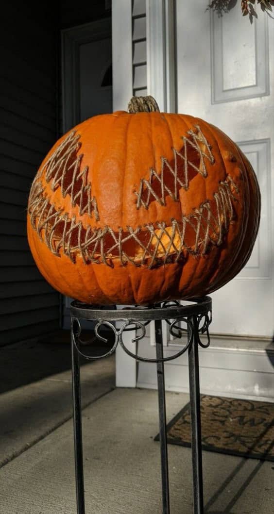 Stitched Smile Pumpkin