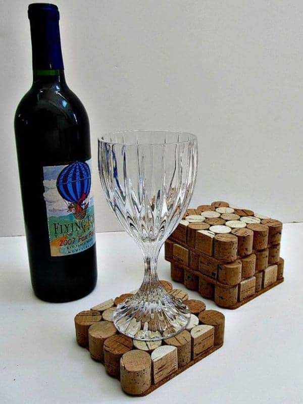 Stylish Cork Coaster Set