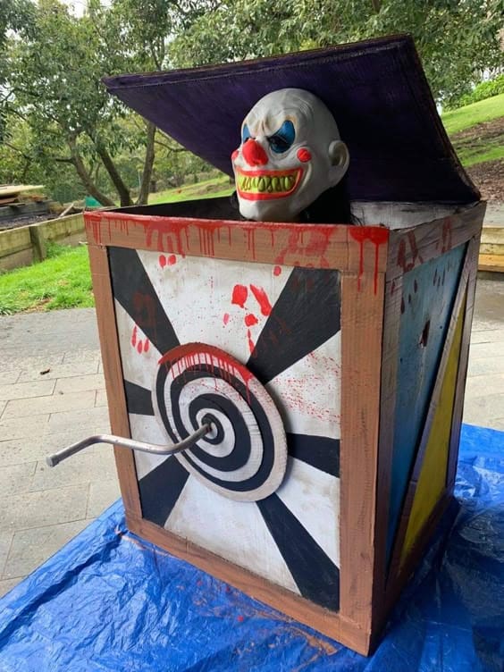 Terrifying Jack-in-the-Box Clown