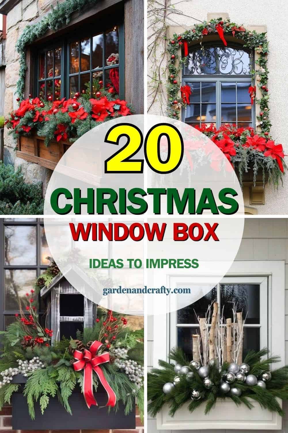 Top 20 Stunning Christmas Window Box Ideas to Impress